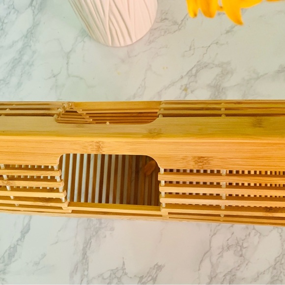 Bamboo half moon crescent arc bag purse - Picture 2 of 4